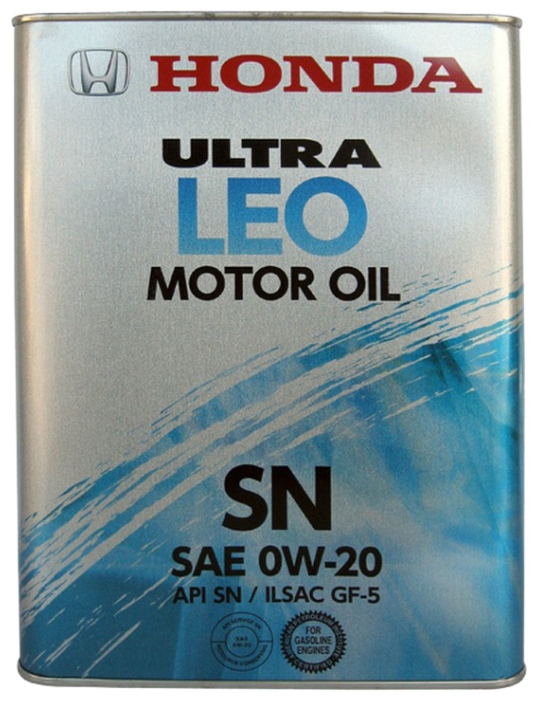 HONDA 0W-20 SN Ultra LEO синтетика арт. 0821799974